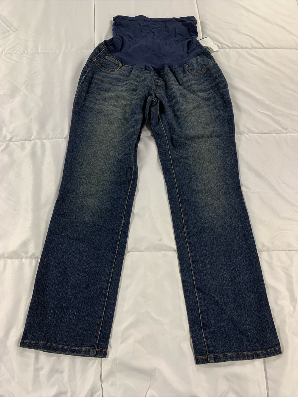 New with tags INDIGO BLUE maternity jeans womens size M petite